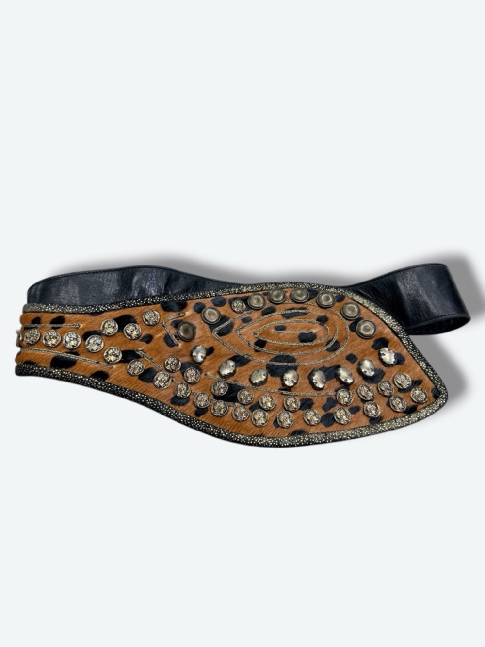 1980s/90s Lisandro Sarasola Cheetah Coin Belt